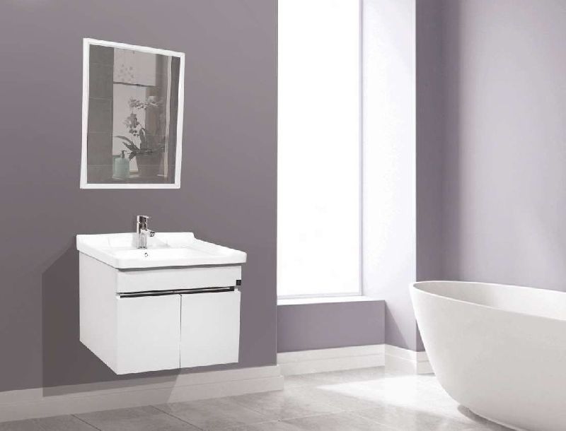 Rectangular A-256 White Sapphire Bathroom Vanity, for Home, Hotel, Style : Modern