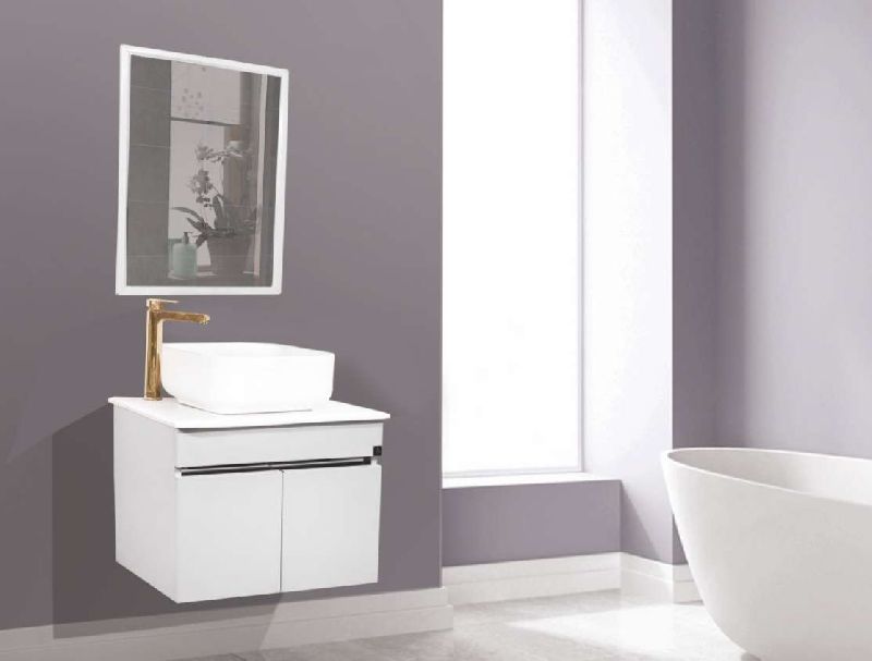 Rectangular A-257 White Sapphire Bathroom Vanity, for Home, Hotel, Style : Modern