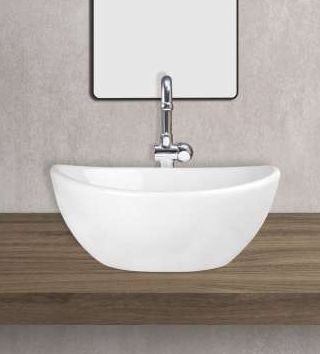 Boat Table Top Wash Basin, Size : 415x345x170 mm