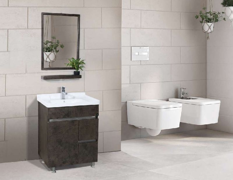Rectangular Polished Brown Opal Bathroom Vanity, for Home, Hotel, Style : Modern
