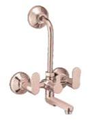 Fevo Telephonic Wall Mixer, for Bathroom, Color : Brown