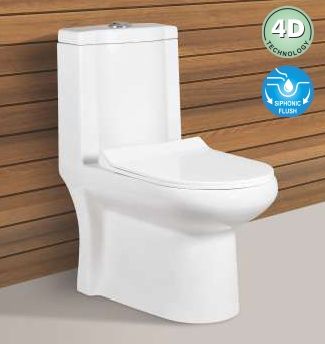 Ceramic Fluke Water Closet, for Toilet Use, Size : 660x380x765 mm