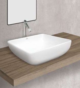 Zeno Table Top Wash Basin, Size : 400x400x140 mm