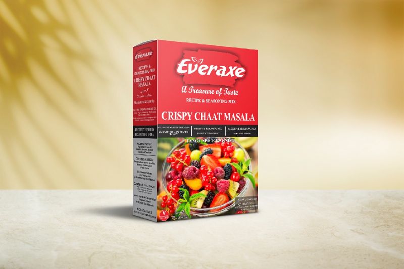 Everaxe Crispy Chaat Masala, Packaging Type : Plastic Packet