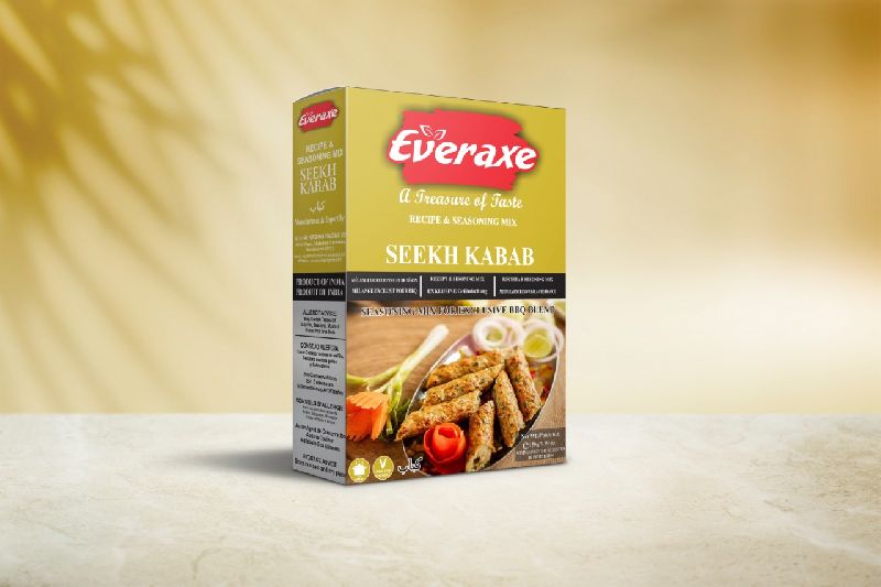 Everaxe Seekh Kabab Masala, Packaging Type : Plastic Packet