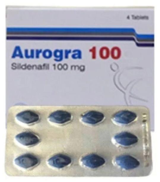 100mg Aurogra Tablet, for Clinical, Hospital, Personal, Purity : 100%