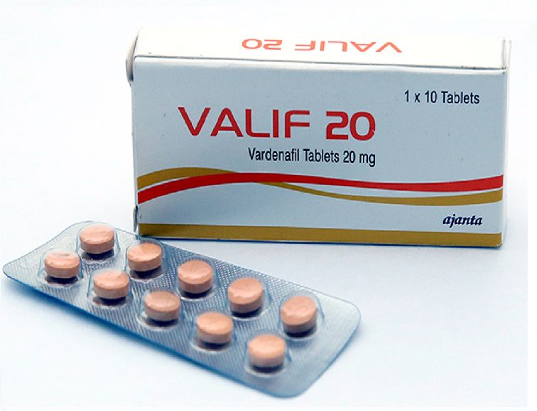 20mg Valif Tablet, for Clinical, Hospital, Personal, Purity : 100%