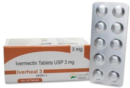 3mg Iverheal Tablet, for Clinical, Hospital, Personal, Purity : 100%