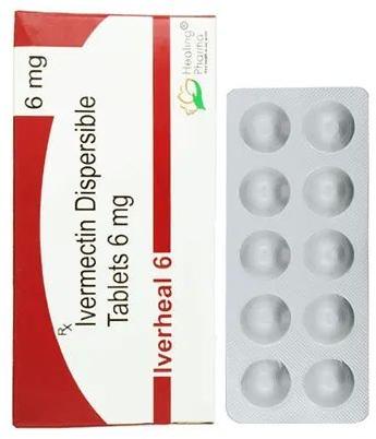 6mg Iverheal Tablet, for Clinical, Hospital, Personal, Purity : 100%