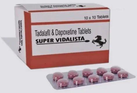Super Vidalista Tablet, for Pharmaceutical, Hospital, Clinic, Purity : 99.9%