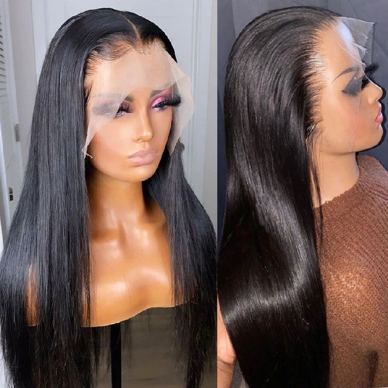 HD Lace Frontal Wig, for Parlour, Personal, Occasion : Casual Wear