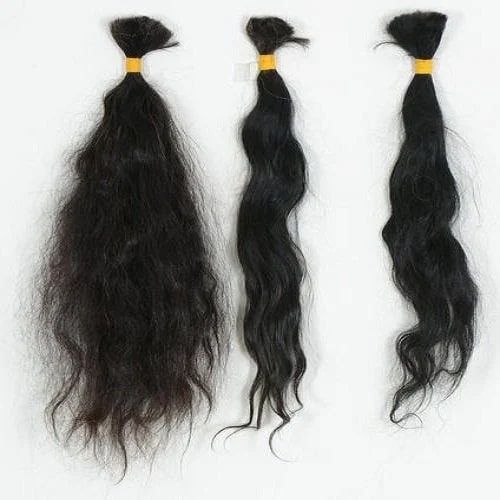 Loose Human Hair, for Parlour, Personal, Style : Straight, Wavy