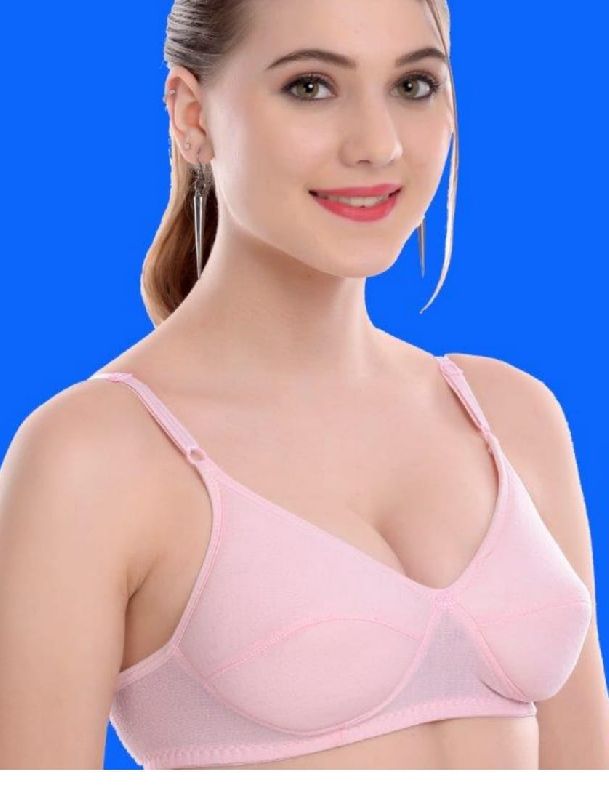 BRAZY Plain Cotton padded bra, Size : 28, 30, 32, 34, 36, 38, 40