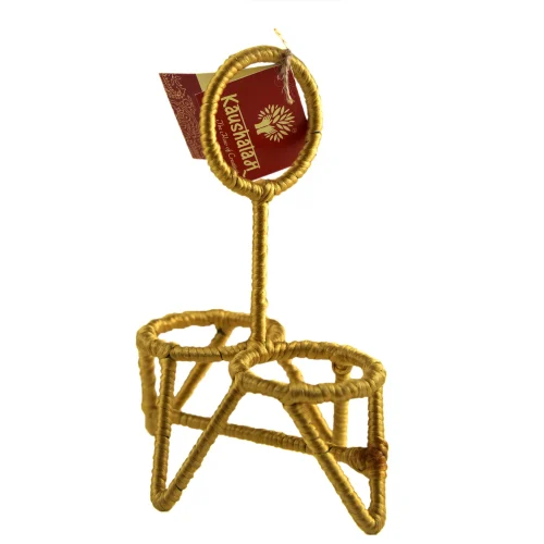 Iron Jute Kitchen Tea Glass Holder, Color Golden at Rs 299 / Piece in