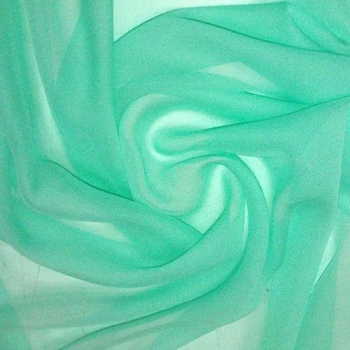 Georgette Silk Fabric, Pattern : Plain
