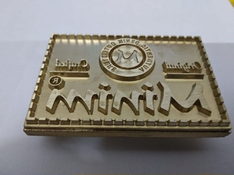 Polished Brass Embossing Die, Size : Customized