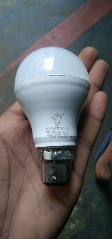 Incandascent Aluminum Led bulb manufacturing, for Office, Power Consumption : 9W