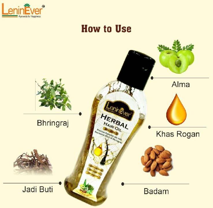 LeninEver Almond herbal hair oil, Feature : Easy To Use