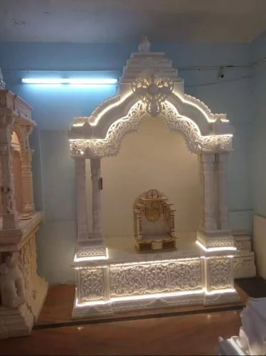 Polished Carved LED Marble Temple, Feature : Dust Resistance