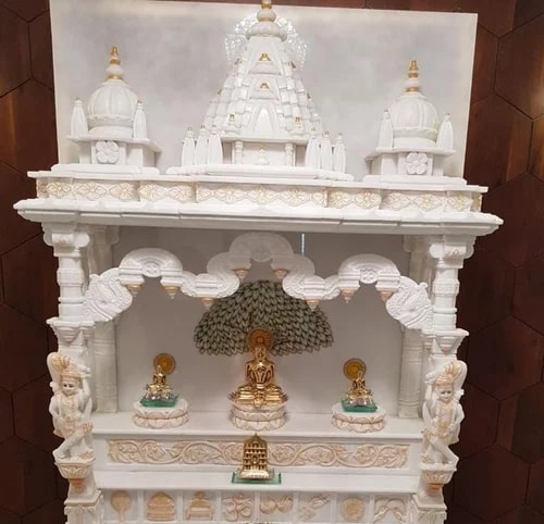 Polished Carved Marble Home Temple, Feature : Attractive Design, Dust Resistance