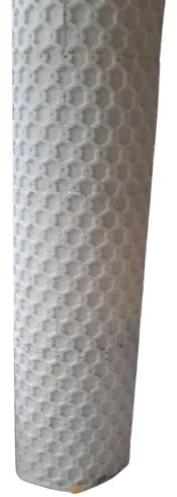 Polished White Marble Pillar, Shape : Cylinder