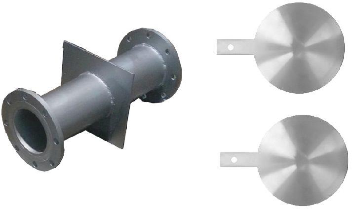 Round Polished Stainless Steel Paddle Pipe Fittings, for Industrial, Certification : ISI Certified
