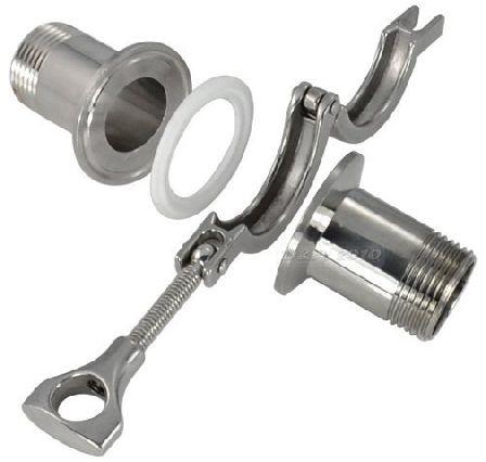 Polished Stainless Steel TC Pipe Fittings, Certification : ISI Certified