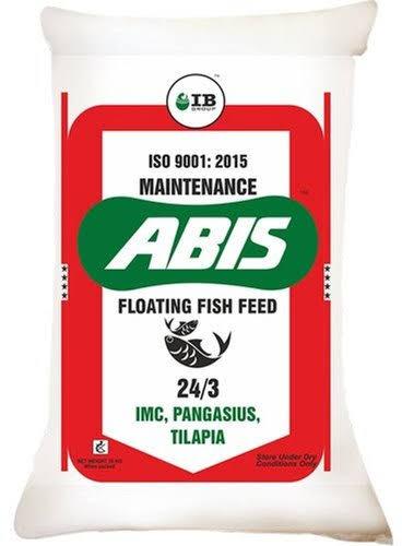 IB ABIS Floating Fish Feed - 24% Protien, 3% Fat - 4mm Pille