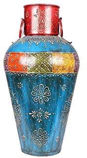 Wooden & Marble Flower Vase, Style : Antique