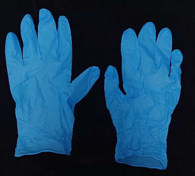 Nitrile Gloves, Color : Blue