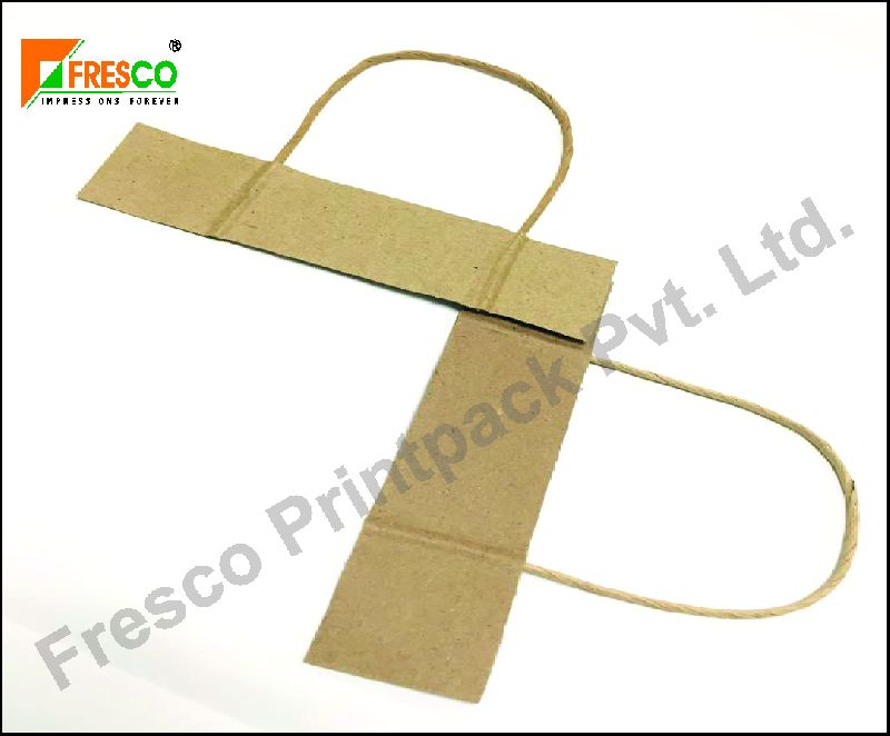 Plain Twisted paper brown Handle, Carry Capacity : 5kg