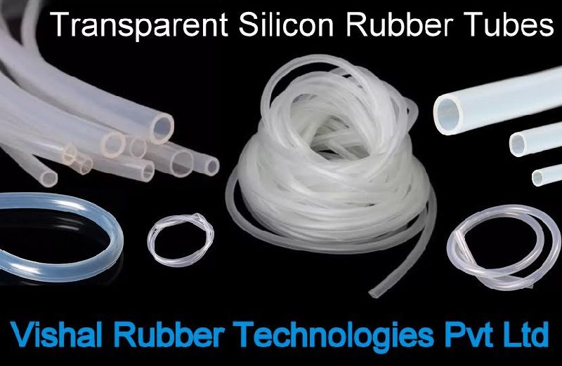 Extruded Silicone Rubber Tubes, Shape : Round