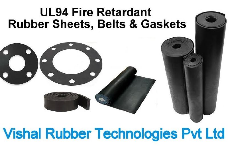 Flat Gasket UL94 Fire Retardant Rubber Sheets, for Industrial, Hardness : 70