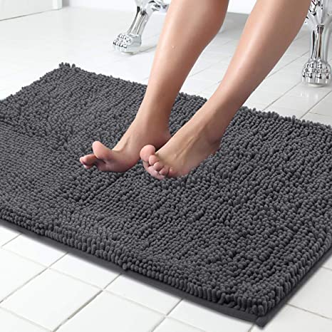 Plain bathroom mat, Size : Standard