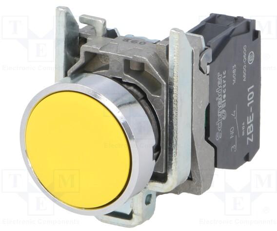 PUSH BOTTON YELLOW IDEAL ID-BA51,