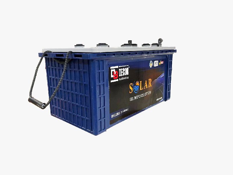 DSG2000 12v 200ah Solar Gel Deep Cycle Battery, Maintenance Type