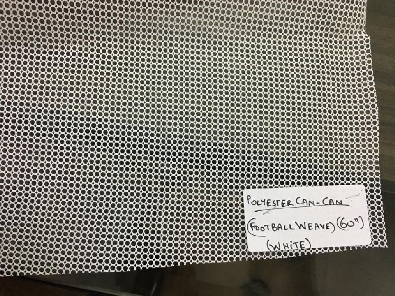 Polyester Football Weave Can Can Fabric