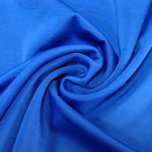 Polyester Lycra Fabric, for Garments, Pattern : Plain