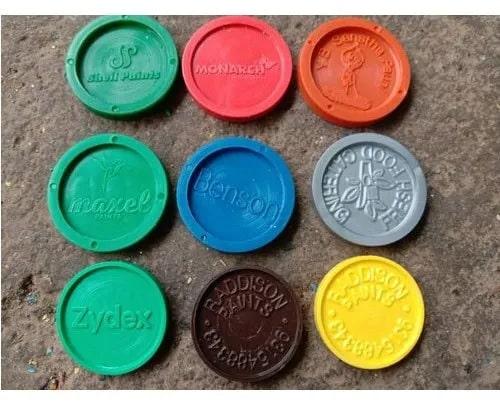 Carved Plastic Tokens