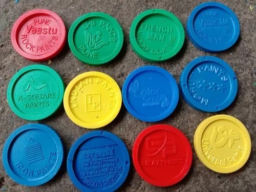 Polished Round Plastic Tokens, Size : 30 mm