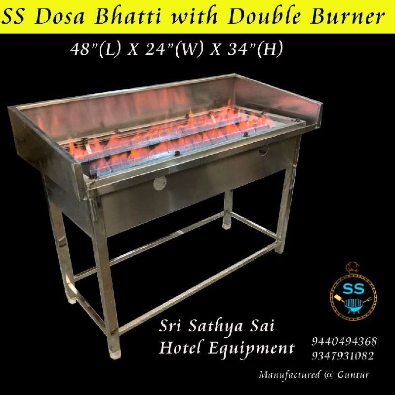 Stainless Steel Dosa Bhatti, for Commercial, Color : Silver