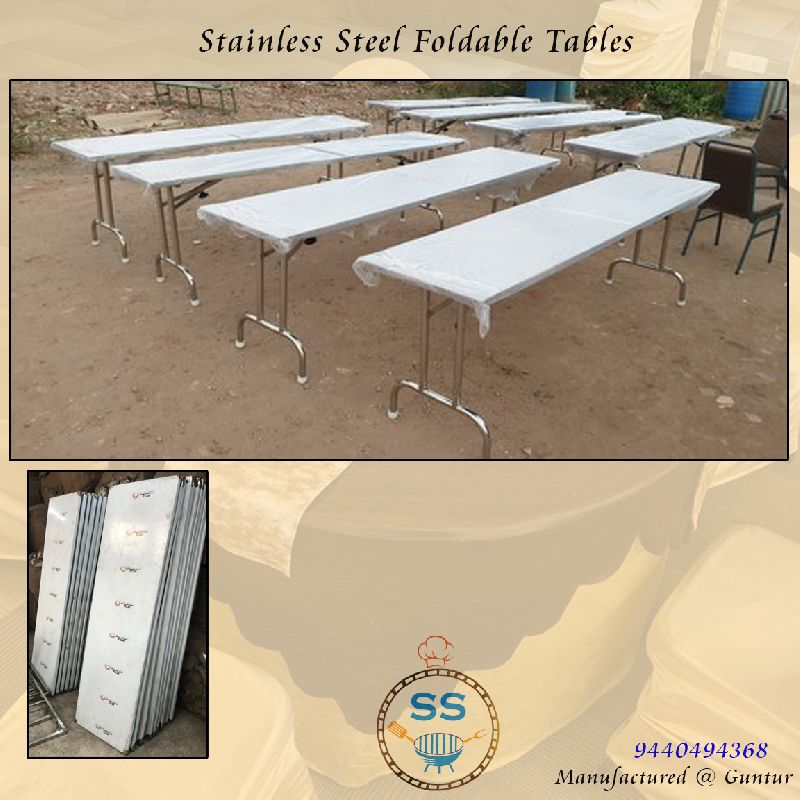 Stainless Steel Foldable Table