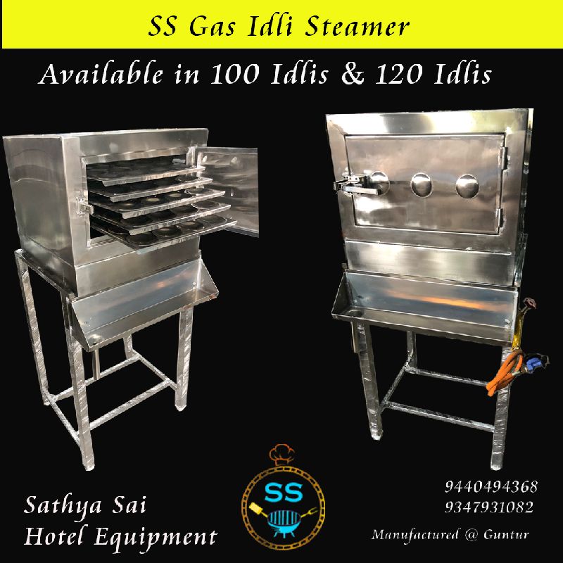 Stainless Steel Gas Idli Steamer, for Kitchen, Certification : ISI Certified