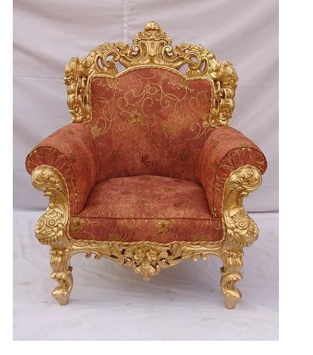 Golden Rajwada Wedding Chairs - Bhagwati Suppliers, Jaipur, Rajasthan