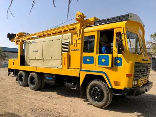Single Truck Mounted Mud Rotary Drilling Rig