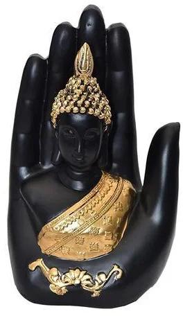 Meru Marks Polished Fiber Palm Buddha King Statue, for Dust Resistance, Shiny, Size : 2feet