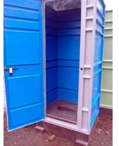 KBS Color Coated Perfab FRP Readymade Portable Toilet