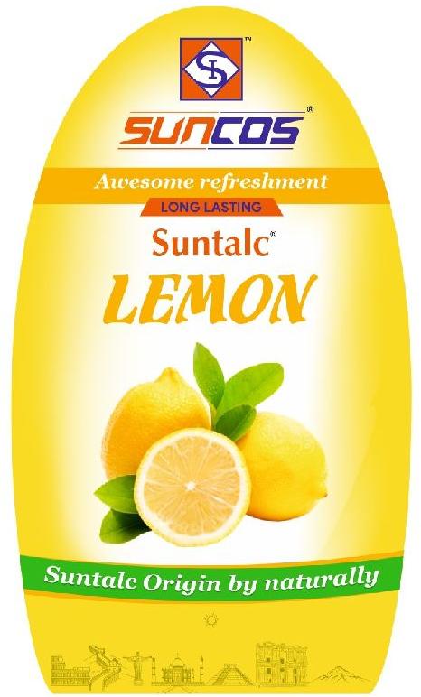 Suncos Lemon Talcum Packing powder, Packaging Size : 100gm, 250gm, 50 GM, 150GM, 400GM