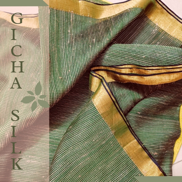 Ghicha Silk Saree, for Shrink-Resistant, Occasion : Casual Wear