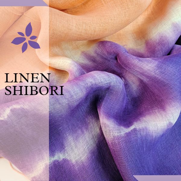 Printed Linen Shibori Saree, Age Group : Adults